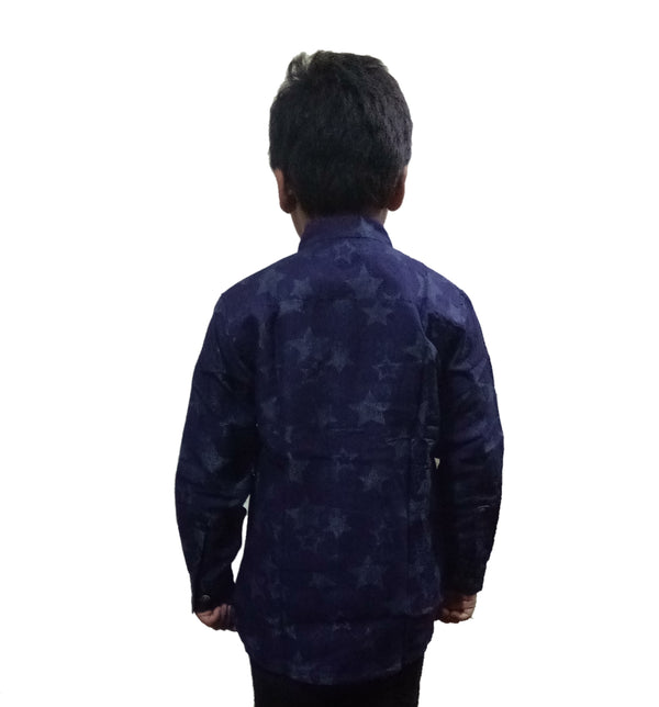 Boys Star Printed Shirt