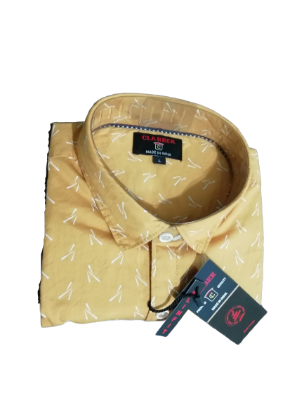 Mens Printed Slim Fit Shirt