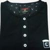 Henley -Black Long sleeve Tshirt