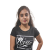 Women Black T-shirt