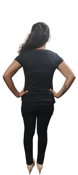 Women Black T-shirt