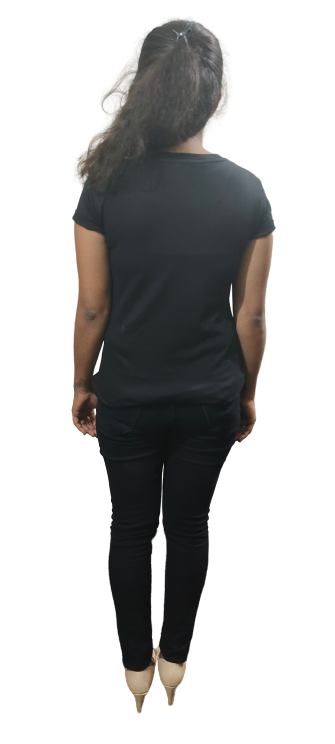 Women Black T-shirt