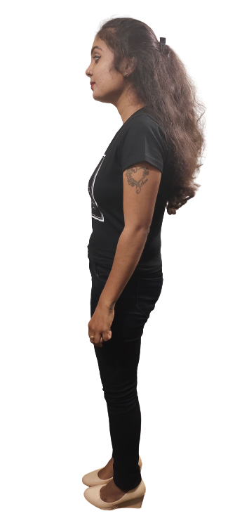 Women Black Crop T-shirt