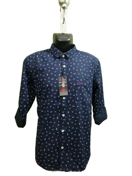 Mens Printed Slim Fit Shirt