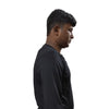 Henley -Black Long sleeve Tshirt