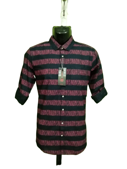Mens Striped Full Sleeve Shirts