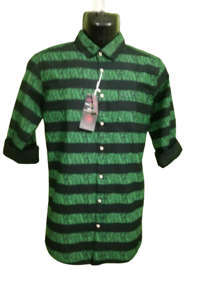 Mens Striped Full Sleeve Shirts