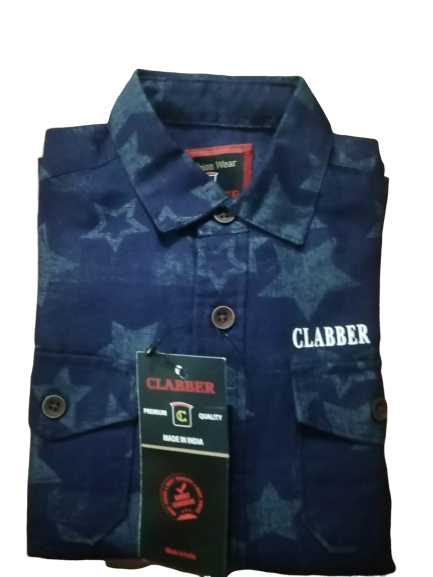 Boys Star Printed Shirt