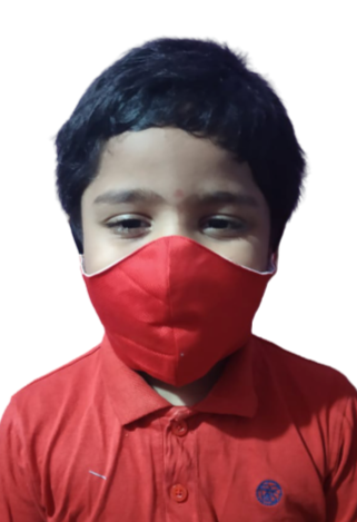 Kids Face Mask with Head Band